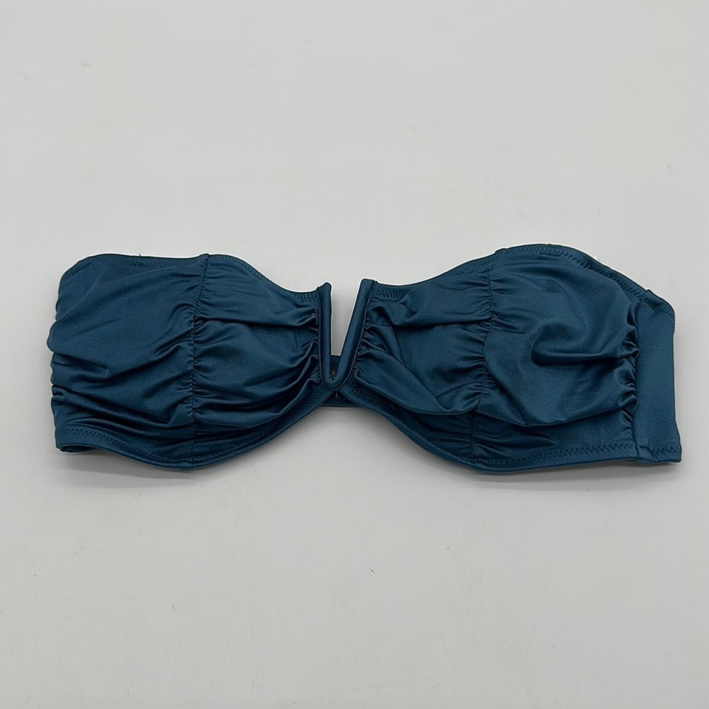 Women's Size 36B Bikini Top Blue CLOSE OUT Shade & Shore Removable Pads